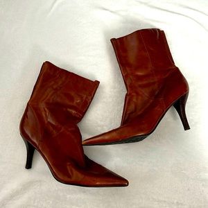 Nine West Leather Heeled Boots